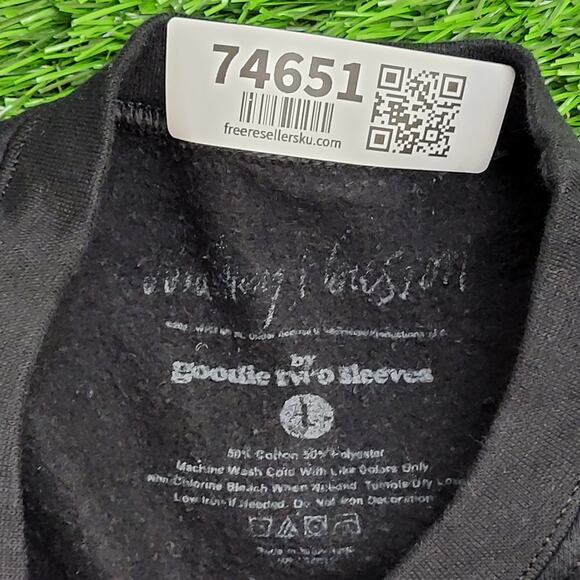 Whitney-Houston Sweatshirt Womens Large 22x26 Black - Picture 8 of 12